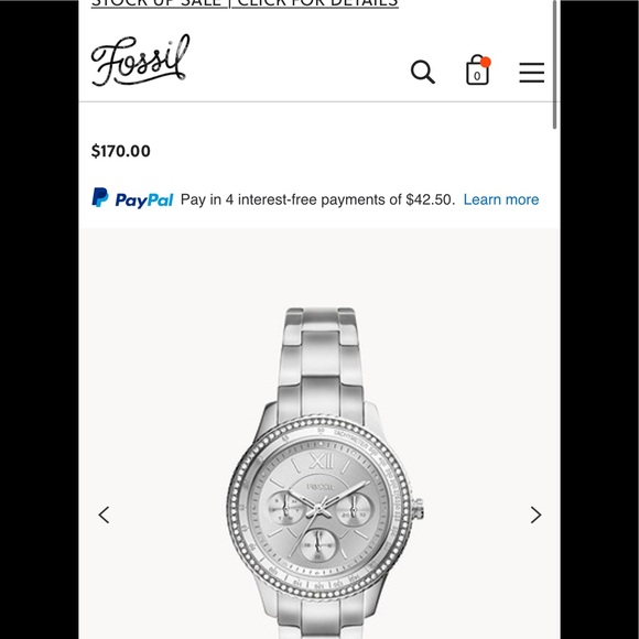 Woman’s fossil watch - Picture 6 of 7